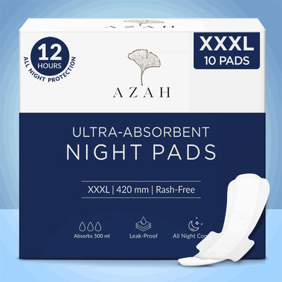 Azah Rash-Free Night XXXL Sanitary Pads