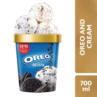 Kwality Wall's Oreo And Cream Tub