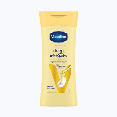 Vaseline Deep Moisture Body Lotion | For Dry Skin | Moisturised Glowing Skin | With Pro Ceramides
