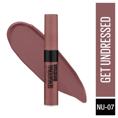 Maybelline New York Sensational Liquid Lipstick - NU07 Get Undressed | Paraben Free