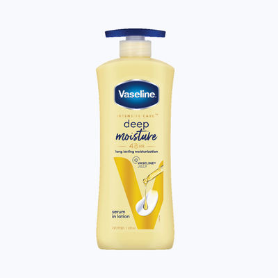 Vaseline Deep Moisture Body Lotion | For Dry Skin | Moisturised Glowing Skin | With Pro Ceramides