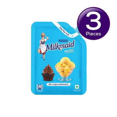 Nestle Milkmaid Mini Condensed Milk Easy Pour Pack 210 g Combo