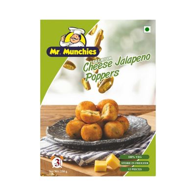 Mr. Munchies Premium Cheese Jalapeno Popper