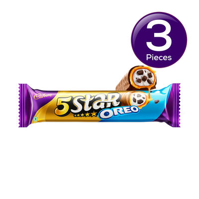 Cadbury 5 Star Oreo Filled Chocolate Bar 42 g Combo