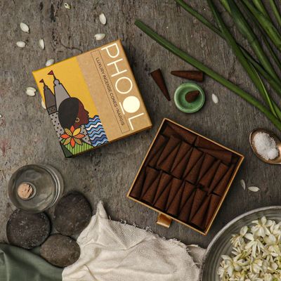 Phool Nargis Dhoop Cones | 100% Natural Certified Incense Cones