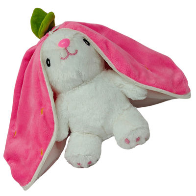 Sterling Reversible Carrot Plush Soft For Toy Boys & Girls & Baby 25 Cm - Pink