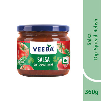 Veeba Salsa Dips | Jar | Artificial Flavour-free