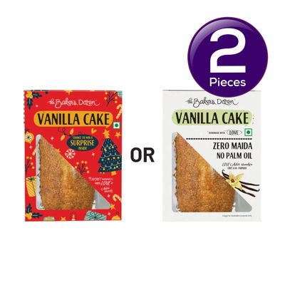 The Baker's Dozen Vanilla Cake 150 g X 2 Combo