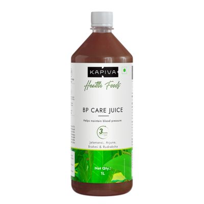 Kapiva Bp Care Juice - Ayurvedic Juice For Curbing Hypertension With 14 Potent Herbs