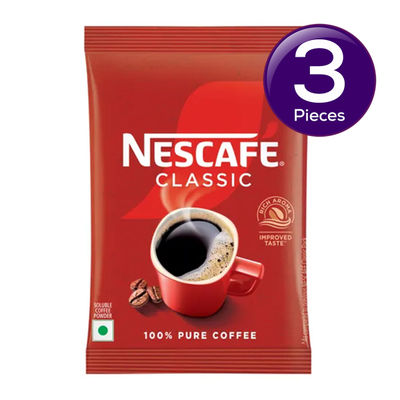 NESCAFE Classic Instant Coffee Powder - 100% Pure Coffee 45 g Combo