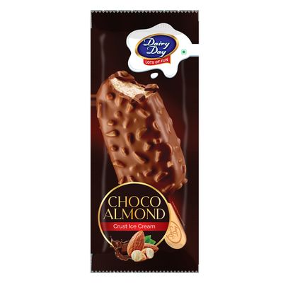 Dairy Day Crust Choco Almond Ice Cream Stick