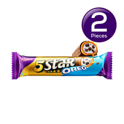 Cadbury 5 Star Oreo Filled Chocolate Bar 42 g Combo