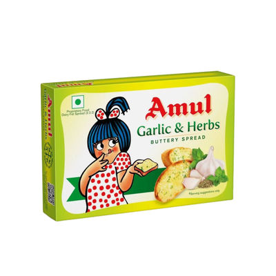 Amul Garlic and Herbs Table Butter | Carton