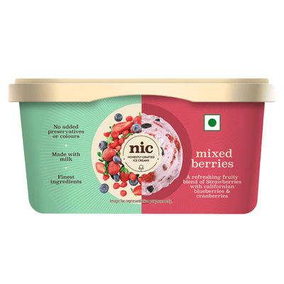 NIC Mixed Berries Ice Cream Tub