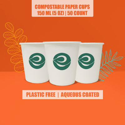 ECO SOUL 150 ml | 50 Count | Disposable Cup/Glass