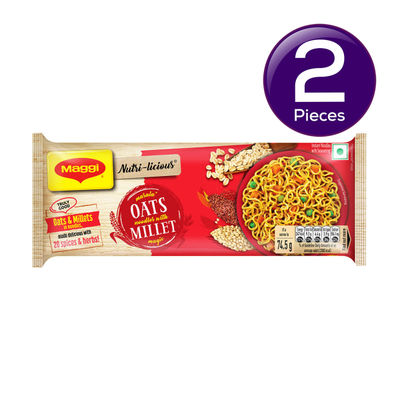 Maggi Nutri-Licious Oats with Millets Noodles 298 g Combo