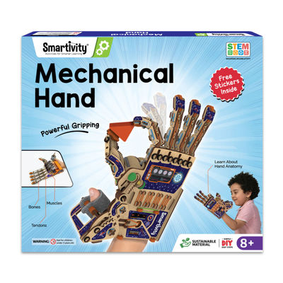 Smartivity DIY Robotic Mechanical Hand Toy for Kids 8-14 Years, Birthday Gifts for Boys & Girls