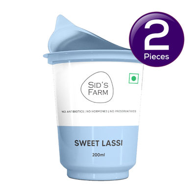 Sid's Farm Sweet Lassi 200 ml Combo