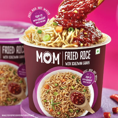 MOM Fried Rice with Schezwan Gravy
