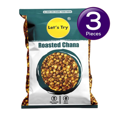 Let'S Try Roasted Chana 450 g Combo