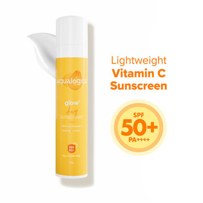 Aqualogica Glow+ Dewy Sunscreen With SPF 50 PA+++ for UVA/B & Blue Light Protection