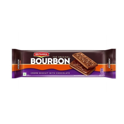 Britannia The Original Bourbon Chocolate Cream Biscuits | Trans Fat-free
