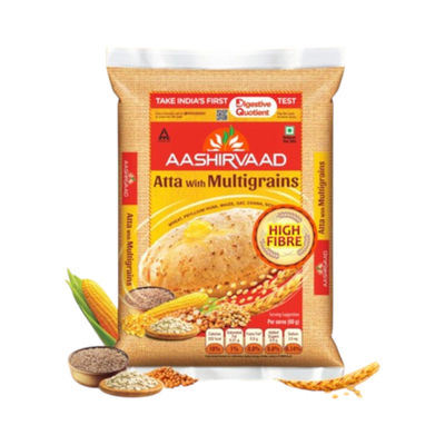 Aashirvaad Multigrain Atta | 3 Rotis Fulfils 35% Daily Fibre
