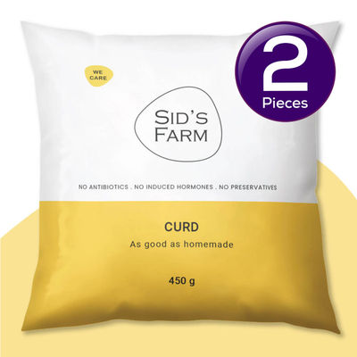 Sid's Farm Curd Pouch 450 g Combo