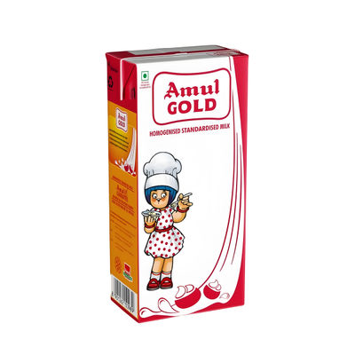 Amul Tetra Gold Homogenised Standardised Milk Pack