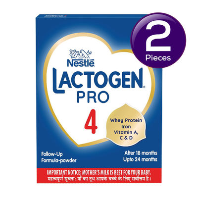 Nestle Lactogen Pro 4 Follow-up Formula Powder 400 g Combo