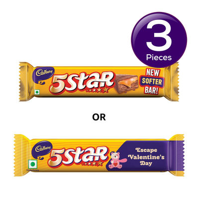 Cadbury 5 Star Chocolate Bar 38 g Combo