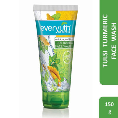 Everyuth Naturals Tulsi Turmeric Face Wash - Anti Acne, Anti Marks