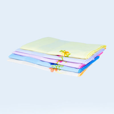 Englo Women's Embroidered Cotton Handkerchief | Multicolour - One Size