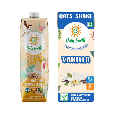 Only Earth Oats Vanilla Plant-based Lactose-free Shake