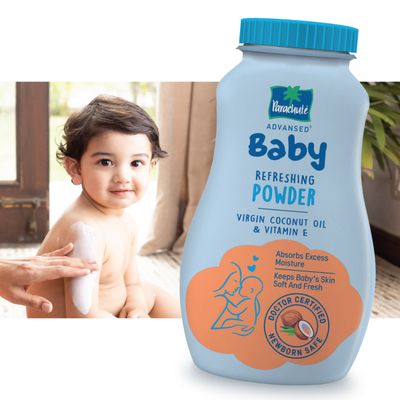 Parachute Advansed Baby Refreshing Powder For Kids | 0+ months