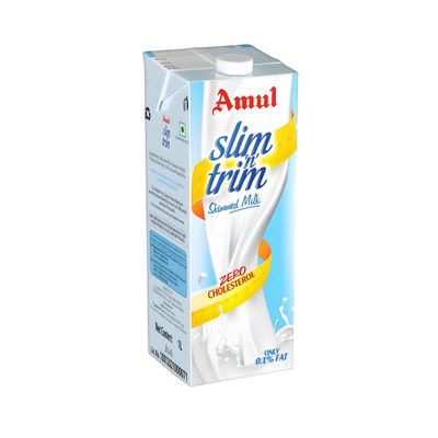 Amul Tetra Slim Trim Skimmed Milk Pack