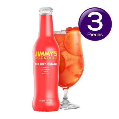 Jimmy's Sex On The Beach - Cocktail Mixer 250 ml X 3 Combo