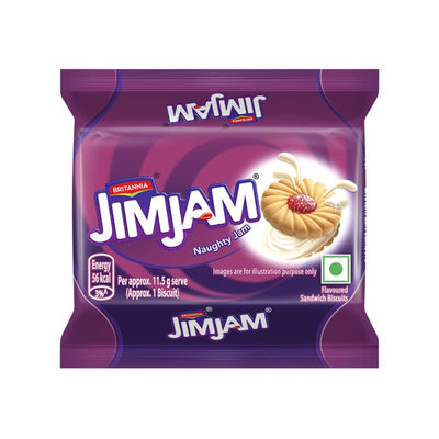 Britannia Treat Jimjam Cream Biscuits