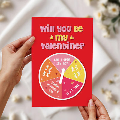 Oye Happy Valentine Spinwheel Card