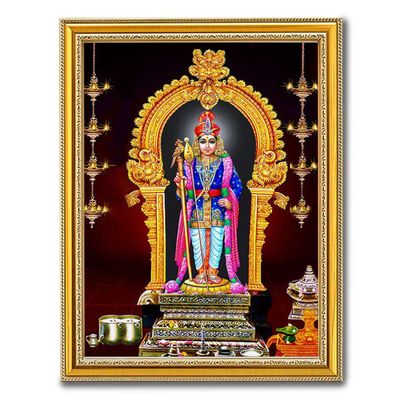 Divine Vibes Murugan Deity Photo