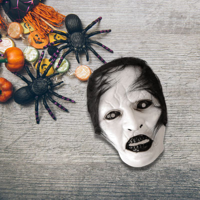 Festvista Halloween White Ghost Facemask