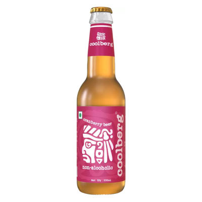 Coolberg Cranberry Non Alcoholic Beer Glass Bottle