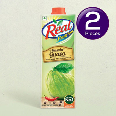 Real Fruit Power -Masala Guava Juice Tetrapack 1 l Combo
