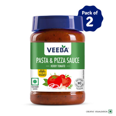 Veeba Pasta & Pizza Sauce Herby Tomato (280g) Combo | Pack of 2