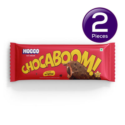 Hocco Chocaboom Bar Ice Cream Stick 80 ml Combo