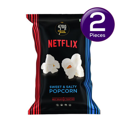 4700BC x Netflix, Jumbo, Sweet & Salted, Kettle Popcorn 60 g Combo