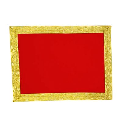 Shubhkart Velvet Aasan Medium (7*10 inches)