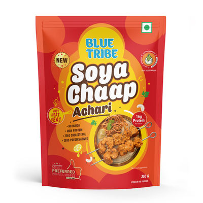 Blue Tribe Foods Ready To Eat Achari Soya Chaap