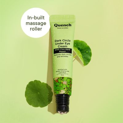 Quench Dark Circle Fading Under Eye Cream Korean Eye Cream with Cica & Korean Ginseng