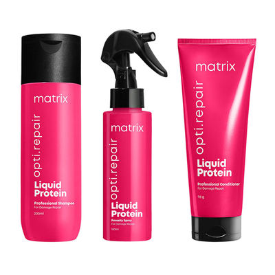 Matrix Opti Repair Shampoo (200ml) & Matrix Opti Repair Conditioner (98ml) & Matrix Opti Repair Serum (100ml) Combo